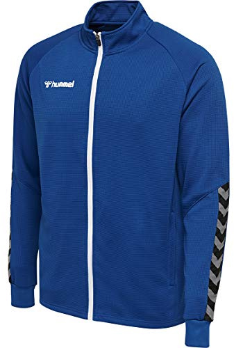 hummel Authentic Poly Trainingsjacke Kids F8745 blauweiss, 14 (164) Kinder