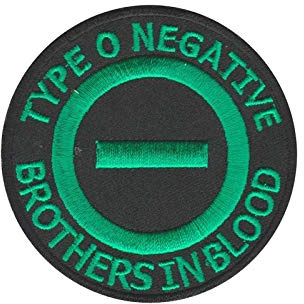 Type O Negative Rock Metalband Gre_1 Aufnäher Besticktes Patch zum Aufbügeln Applique