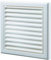 125 mm Dia Easy to Fit Anti Insect Fly Mesh Weatherproof Louvred External Wall Mounted Grille Vent for Extractor Fan Ventilation Cooker Hood Tumble Dryer Bathroom Kitchen Office Workshop MVHR Unit