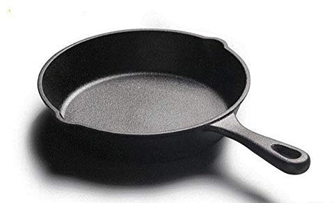 Petite poêle à frire en fonte non revêtue anti-adhésive Diamètre 16 cm