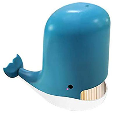 Dispenser di stuzzicadenti balena divertente portatile plastica supporto unico idea regalo blu