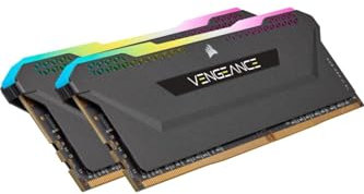 CORSAIR Vengeance RGB Pro SL 16GB (2x8GB) DDR4 3200 (PC4-25600) C16 Módulos de Memoria de Alto Rendimiento – Negro