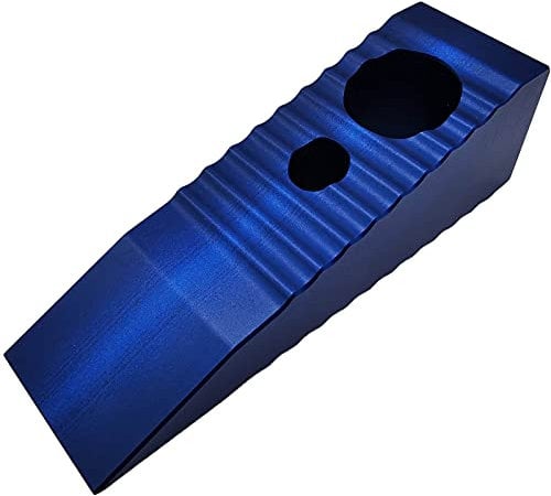 Cuneo di alluminio pompiere strumenti - cuneo porta pompiere, 4oz ultra-leggero 7075-T6 alluminio metallo cuneo