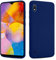 SHAANS Case For Samsung A10 TPU Silicone Rubber Phone Case Soft Matt Finish (Navy Blue)