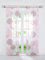 Delien Schiebevorhänge 2er Set Transparente Schiebegardinen mit Schlaufen Voile »Vogelnest« Vorhang mit Kreismuster Fenster Gardine Schal Flächenvorhänge Gardineschals BxH 57x145cm,Rosa