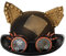 COSDREAMER Damen Herren Glasflasche Kuppel Steampunk Kostüm Gothic Zylinder Halloween Totenkopf Hut (F)