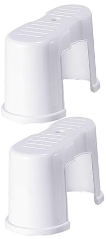 OKUMEYR Töpfchen 2 Stück Toilettenhocker Dusche Rasierfußständer Klappstufe Baby Lernhocker Kinder Reisetöpfchen Mini Rasur Tragbarer Zusammenklappbarer Hocker Haushaltstoilettenhocker