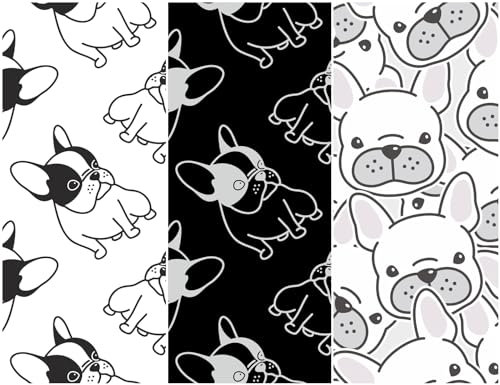 HEKO PANELS Stoff Oxford wasserdicht, Bulldogge, 121,5 x 153 cm