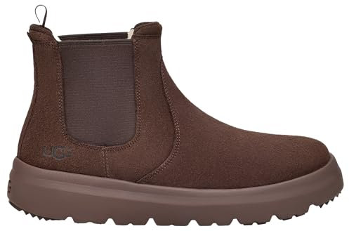 UGG Herren Burleigh Chelsea Mode-Stiefel, Schwarz, 45 EU