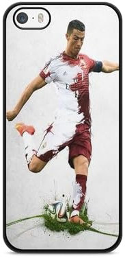 Générique Ref 2305 Case for iPhone 7/8/SE 2020/SE 2022 Silicone TPU Legend Football Gold Ronaldo Messi Neymar Mbappe 5