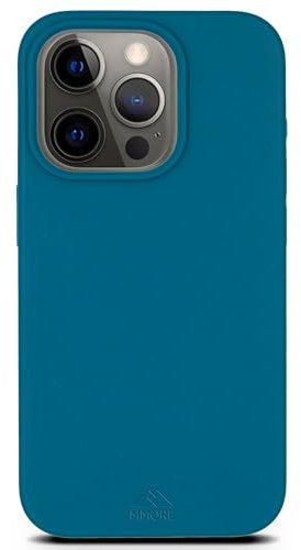 MMORE Biodegradable Phone Case, Deep Sea Blue, Compatible with iPhone 15 Pro - Eco-Friendly, Compostable, Made from Plants - Full Protection, Durable, Drop Tested Slim Design
