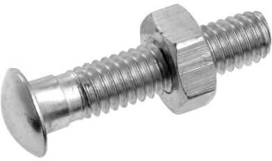 Brooks Edelstahl Sechskant Schraube, Silber, M8, M10, M12, Rechtsgewinde 1.25mm, Bolzen