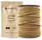 smartect Cable Textil en Color Marrón Claro, Cable Electrico 2 Hilos de 5 Metros (2 x 0,75 mm²) Cuerda para Lampara con Revestimiento Textil para su Proyecto DIY