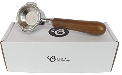 Replacement Portafilter for MARZOCCO Espresso Machines - Walnut Handle, 1 Spout, 7g Basket - by EDESIA ESPRESS