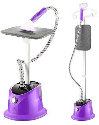 Vaporizador para Ropa,Vaporizador Vertical de Ropa de 1800W,Colgado Profesional de 90° y Planchado Horizontal de 180° 2 en 1,con 10 Niveles de Vapor,1,7 L,Elimina rápidamente Las Arrugas,Planchado Co