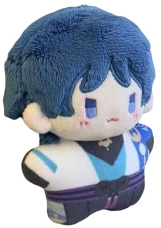 TOPLITHE Genshin Wanderer Kuscheltier, 10CM Scaramouche Anime Plüschtier Süße Weiche Stoffpuppe Impact Cartoon Figur for Fans Geschenk