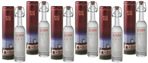 POLI GRAPPA SARPA MIGNON MINIATURE 100 ML IN ASTUCCIO 6 BOTTIGLIE