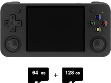 RG35XX H Console di gioco retrò 128G con 10000 giochi, H700 Linux System Console portatile orizzontale portatile, lettore video IPS da 3,5 pollici, regalo per bambini e adulti