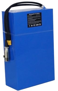Yasco 48V Ebike Akku Rechteckig Ebike Batterie- Lithium ion Elektrische Fahrrad Batterie Fahrradakku E-Bike Akku(48V 20Ah)