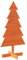 vidaXL Weihnachtsbaum, Tannenbaum Holz zum Schmücken, Christbaum Holzbaum DIY Weihnachten Dekoration, Dekobaum Weihnachtsdeko, Wachsbraun 100cm Massivholz Kiefer