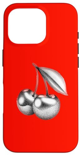 Red Cherry Case for iPhone 16 Pro