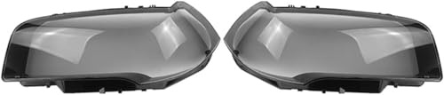 zjxwnb Scheinwerferglas Abdeckungen Für BMW X3 E83 2006-2010, Auto Front Scheinwerfer Objektiv Abdeckung Klar Scheinwerfer Abdeckung,A Pair