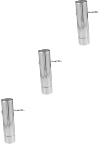 Toddmomy 3stücke Outdoor Kaminrohr Mit Einstellbarem -abgasrohr Für Campingöfen Leicht Und Langlebig Installieren Für Zelt Und Holzofen