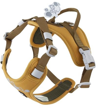 Hurtta Weekend Warrior Hundegeschirr II ECO (Desert, braun, 55-70 cm)