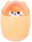 HOMSFOU Mini-mülleimer Büroabfallkorb Mini-schreibtisch-mülleimer Büromüll Können Badezimmerabfallkorb Cartoon-mülleimer Kleiner Desktop-mülleimer Mülleimer Mit Schwingdeckel Orange P.s