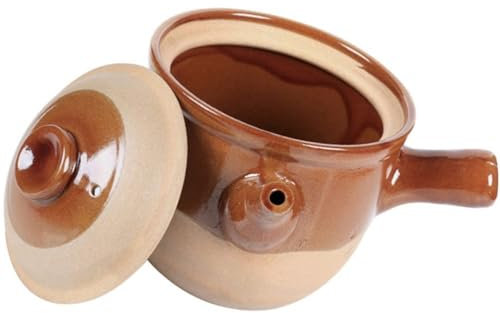 Cazuela tradicional china de barro, sartén retro, olla de decocción, cazuela de barro con tapa, utensilios de cocina antiguos for sopa