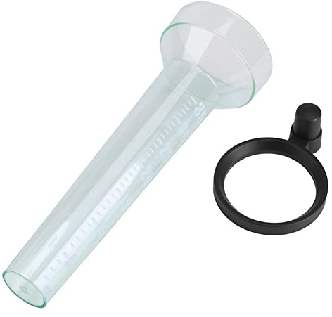 ZJchao Pluie Jauge Extérieure, Jauge de Pluie en Plastique Tube de Rainure de 35 Mm Grande Mesure Mame Transparente Tube de de pour Jardin