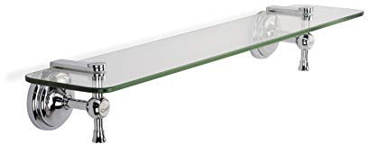 Croydex Flexi-Fix 1919 Easy to Fit Glass Shelf