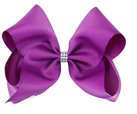 Xiang Ru Enfant Épingle Jolie Pince à Cheveux Nœud Papillon Décoratif Barette Violet