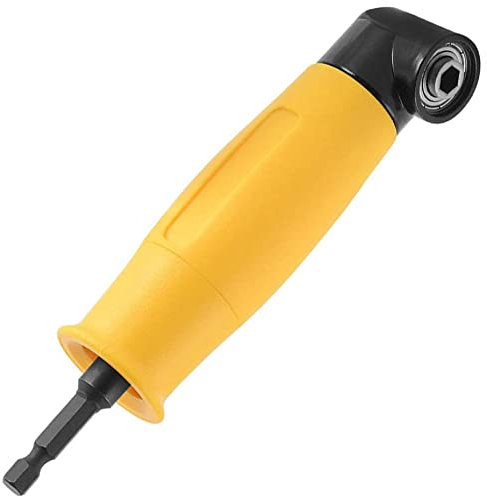 ArtisanShow Right Angle Drill 90 Degree Right Angle Hex Shank Extension Drill Bit Socket Screwdriver Holder Adapter Drill Sleeve Power Attachment Kit