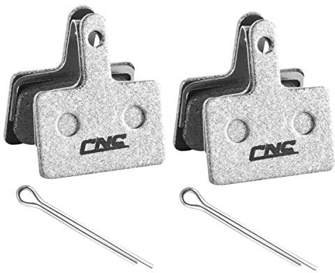 CNC bremsbeläge für Shimano b01S,2 Paar Fahrrad bremsbeläge für Tektro,(Resin/Organisch/Semi-metallisches/Silber)