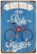 Targa vintage [ bicicletta] Targa decorativa da parete per soggiorno, bar, officina, negozio, metallo ad alta densità e rilievo dimensioni 20 x 30. [ Poster in metallo per cucina, soggiorno, bar,