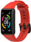Yikamosi Cinturino Compatibile Con Honor/Huawei Band 6 - Sgancio Rapido TPU Con Chiusura in Acciaio Inossidabile, Rosso