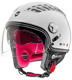 Helm HELMO Milano Demi Jet -Turbine- Jethelm (M, Pearl White)