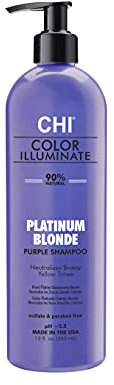 Chi Color Illuminate Shampoo - Platinum Blonde 355ml