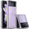 Z Flip 4 Hülle,Samsung Z Flip 4 5G Hülle Slim Transparent TPU Silikon Claer Case,Samsung Flip 4 Stark Fallschutz Stoßfest Schutzhülle Anti-Scratch Handyhülle für Samsung Galaxy Z Flip -Transparent