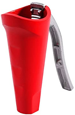 Sank Schwanhaus Multifunktionaler Walnussöffner, Nussknacker für Walnüsse und Haselnüsse, Nusszange aus Metall, Walnussknacker, Walnuss-Cracker-Nussknacker (ROT), E01,Eine Größe für alle