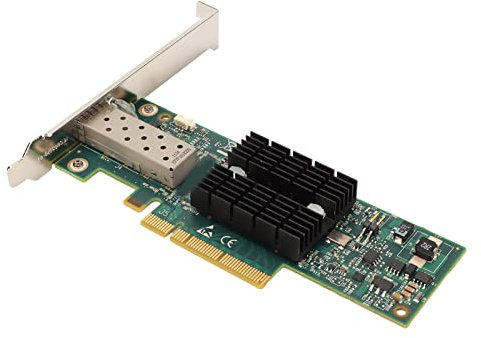 Zunate Tarjeta de Red PCI E SFP de 10 GB, Servidor PCIe Gigabit Ethernet Adaptador LAN PCI Express X8 Compatible con