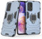 Coque pour Samsung Galaxy A23 / M23 Housse Antichoc avec Anneau Rotatif Aimant Etui Magnétique Rigide Dure Armure Bague Support Armure Renforcée (Samsung Galaxy A23 / M23, Marine)