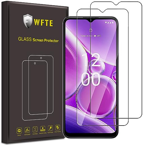 WFTE [2-Pezzi Vetro Temperato per Nokia G42 5G Pellicola Protettiva [Durezza 9H][ Anti graffio][Anti-Impronte][Senza Bolle] Pellicola Protettiva per Nokia G42 5G