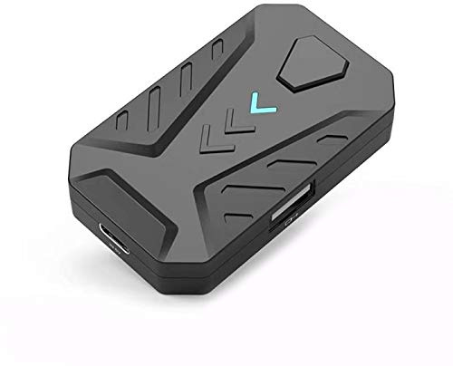Flisdtry Keyboard and Mouse Converter Portable Mobile Gaming Keyboard Mouse Converter Adapter for Android IOS Phone