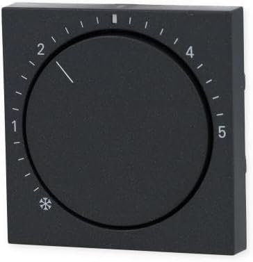 GIRA 270228 Abdeckung für Raumtemperaturregler mit Kontrolllicht, System 55, Anthrazit