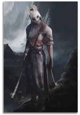 VZRSQZK Poster mit Videospiel Dead by Daylight - Dead by Daylight, dekoratives Gemälde, Leinwand, Wandposter und Kunstdruck, modernes Familienschlafzimmer-Dekor-Poster, 20 x 30 cm