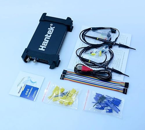 GuliTech USB Oscilloscope Hantek 6022BL Pc-Based Usb Digital Storag Oscilloscope 2channels 20mhz 48msa/S(Hantek6022BL)