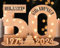 Giftota - 2024 Originelle 50 Geburtstag Geschenk Frauen & Männer - Geldgeschenke Geburtstag 50 mit LED Lichterkette Ständer - Holz-Schild Gästebuch - 50 Geburtstag Deko - Personalisierbares Geschenk