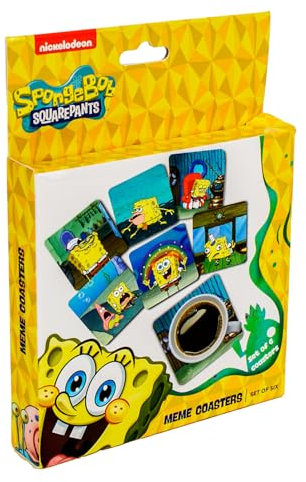 AAA Merchandise Spongebob Schwammkopf Trinkuntersetzer: Rechteckig, Kunststoff, Coaster